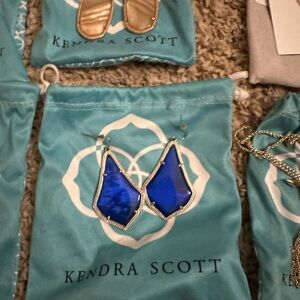 Kendra Scott Blue Drop Earrings
